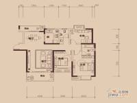 湘泰·锦绣华城3室2厅2卫130.1㎡户型图