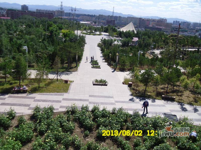 城市花园实景图图片