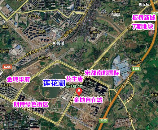 板桥新城7期地块区位图 板桥新城管委会将推出的板桥新城七期地块位于